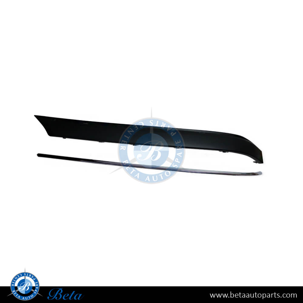 Left Side Rear bumper strip Elegance with moulding for Mercedes C-Class W203 2001-2007 models, Part Number 2038852721 Left Side Rear bumper strip Elegance with moulding for Mercedes C-Class W203 2001-2007 models, Part Number 2038852721